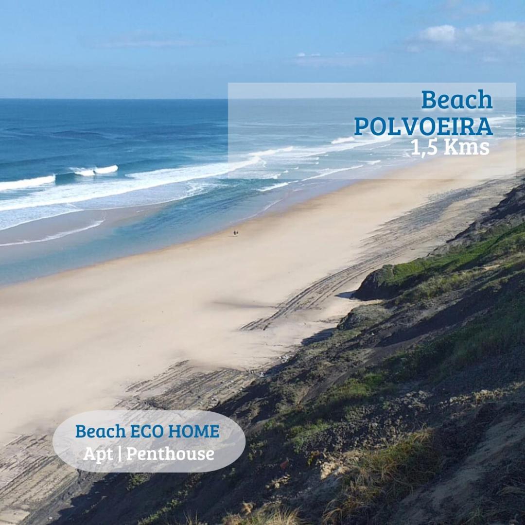 Beach Eco Home Senhora da Vitoria Bagian luar foto