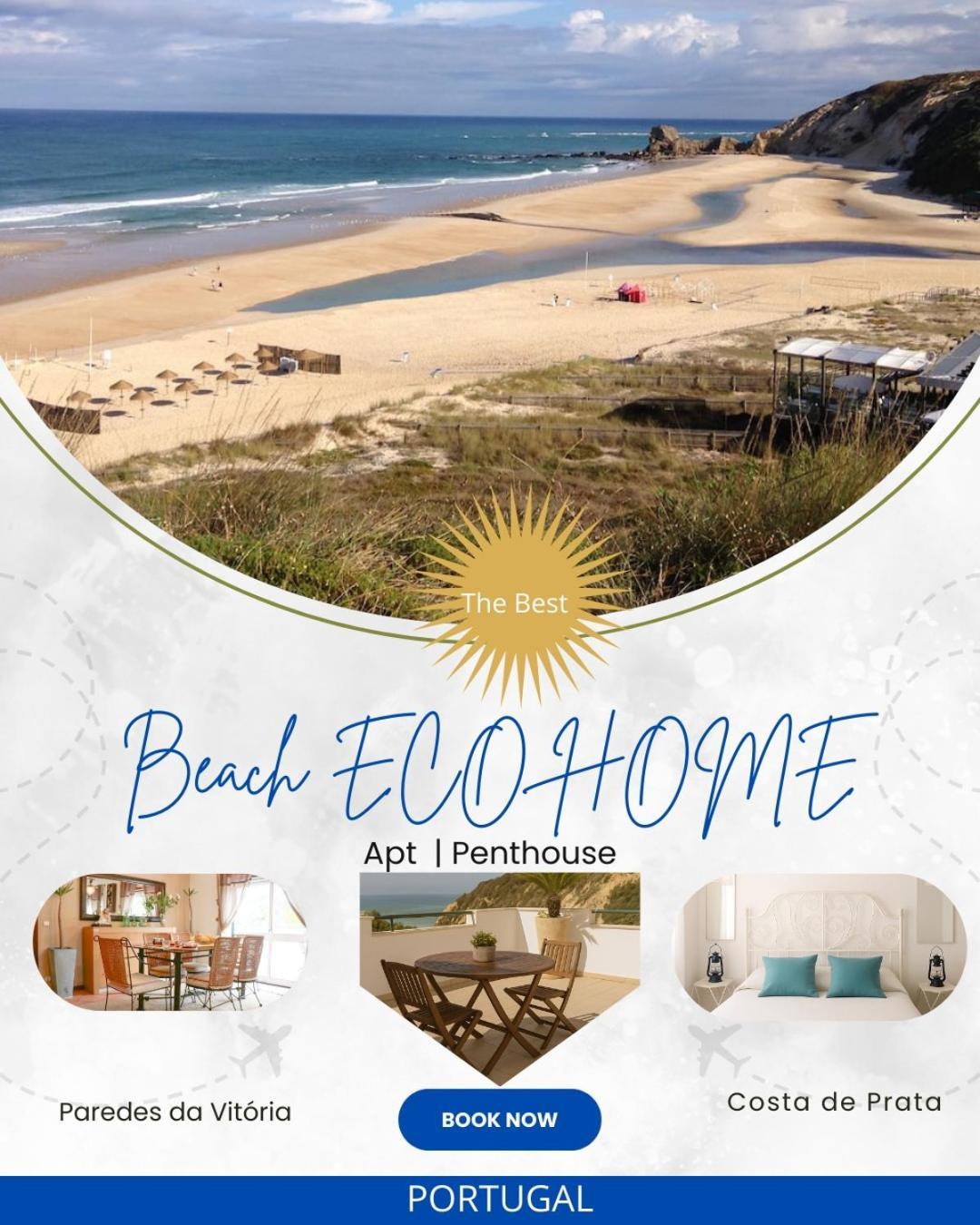 Beach Eco Home Senhora da Vitoria Bagian luar foto